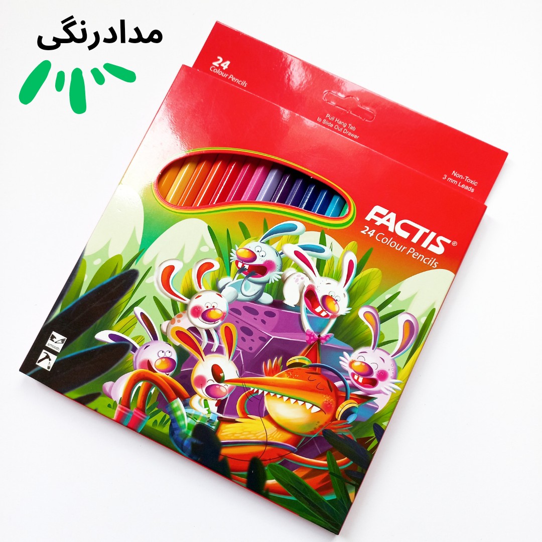 مداد رنگی 24 رنگ فکتیس