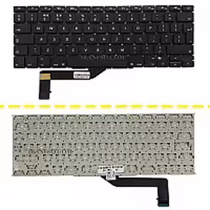 کیبرد لپ تاپ اپل MacBook pro A1398 مشکی-اینتربزرگ