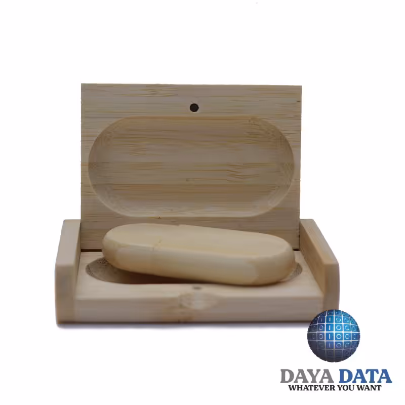 فلش مموری  دایا دیتا  ست  لوکس  چوبی مدل WO1000-29  ظرفیت16GB -USB2 رنگ کرم تیره