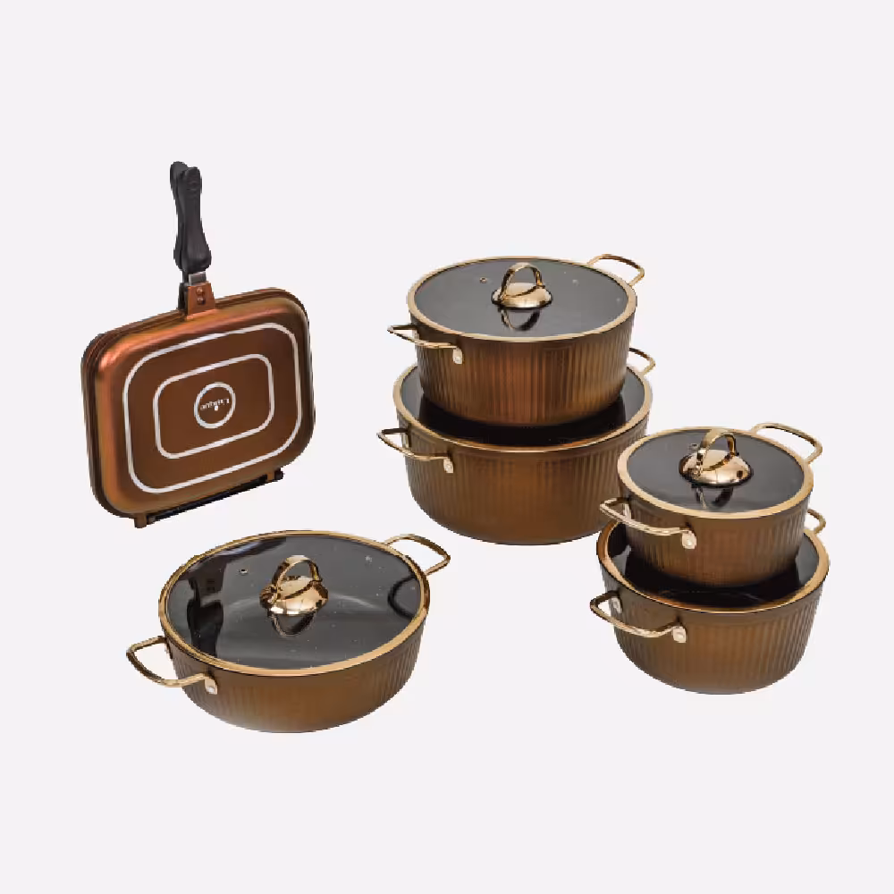 سرویس قابلمه 12 پارچه فلورانس یونیک کد 8414