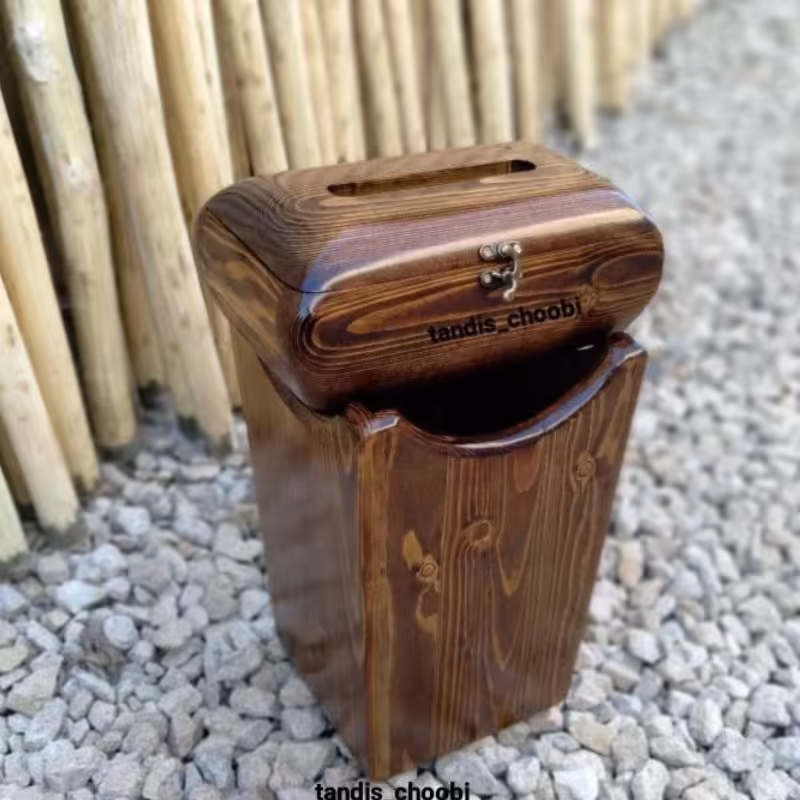 ست سطل و جعبه دستمال کاغذی ..