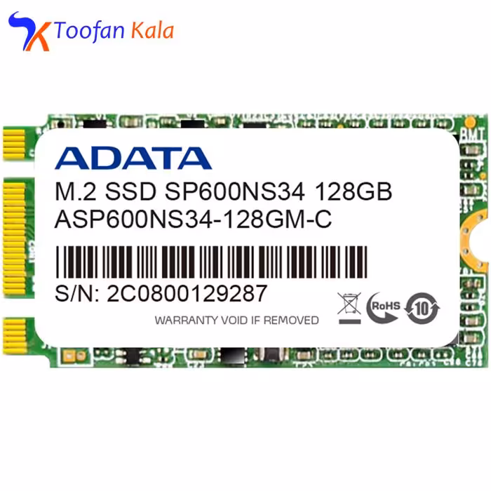 حافظه اس اس دی ای دیتا مدل پریمیر SP600 M.2 2242 ظرفیت 128 گیگابایت