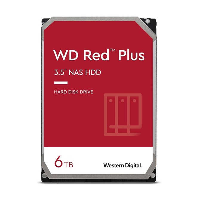 هارد اینترنال وسترن دیجیتال سری Red Plus ظرفیت 6 ترابایت