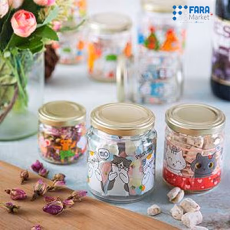  بانکه پیانو سایز  2 از جنس شیشه