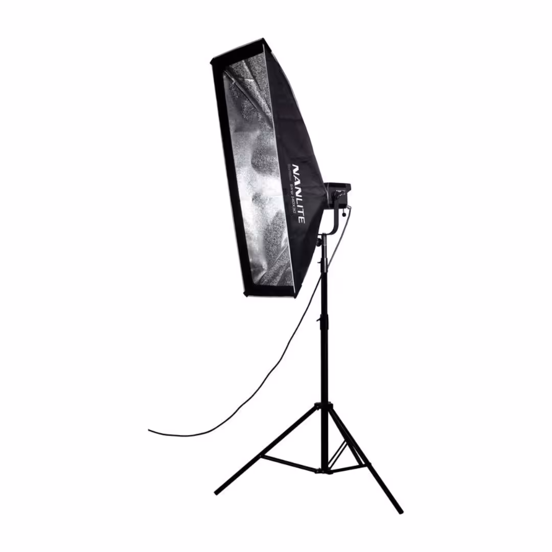 Nanlite Asymmetrical Stripbank Softbox with Bowens Mount (18 x 43″)