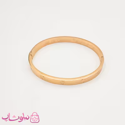 دستبند زنانه مردانه مدل کارتیه لاو رزگلد کد 999