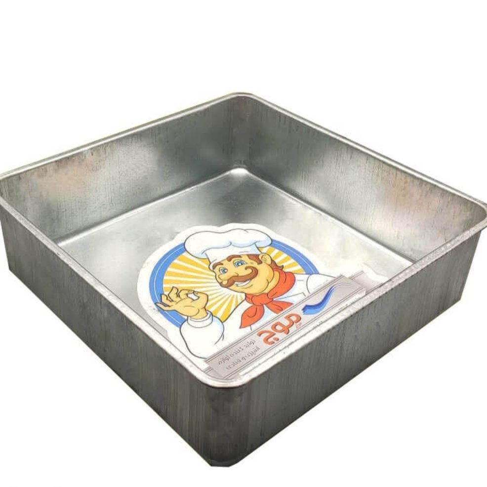 قالب کیک موج مدل مربع لبه کوتاه سایز 25


