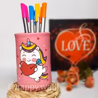 جامدادی رومیزی یونیکورن طرح اسب تک شاخ (سایز 6در10)