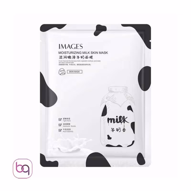 ماسک ورقه ای شیر  ابرسان قوی و سفت کننده پوست) 