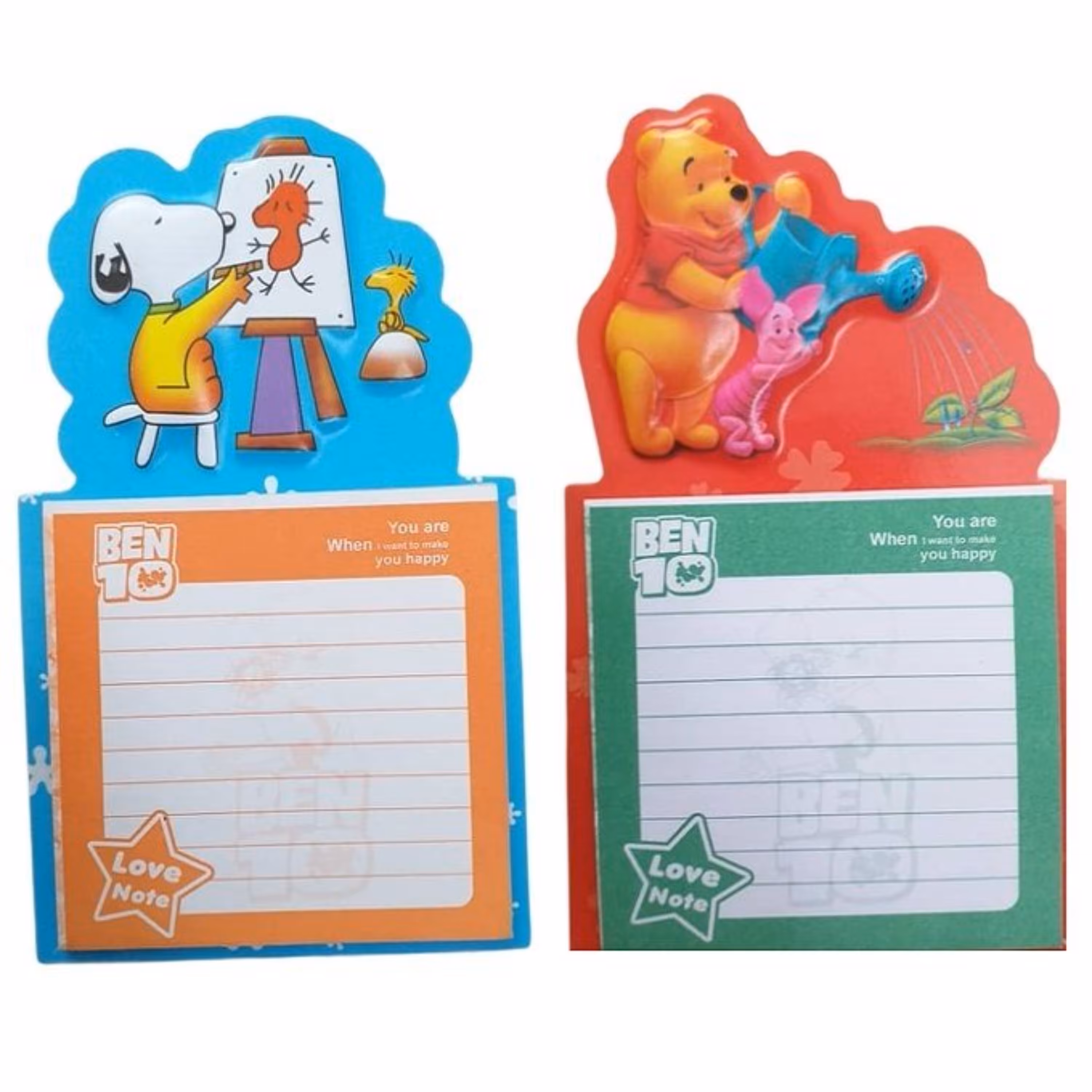 دفترچه یادداشت 40 برگ مدل پو و نقاش مجموعه 2 عددی