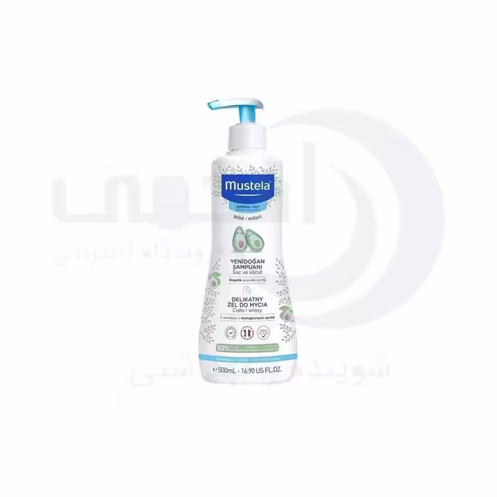 شامپو سر و بدن کودک موستلا Mustela حجم 500 میل