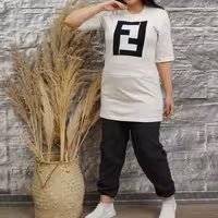 ست تیشرت و شلوار لانگ  