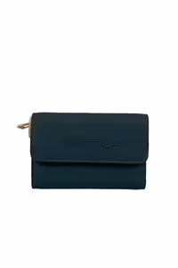 کیف پورتفولیو و کلچ آبی زنانه نمونه کارها نفتی اورجینال Nautica