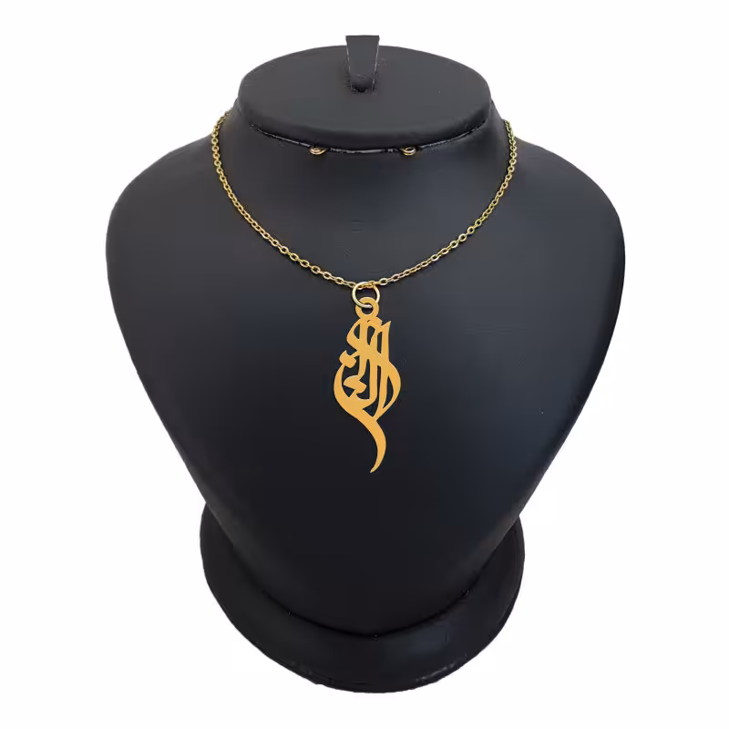 گردنبند طلا 18 عیار زنانه لیردا مدل الناز کد akm 063