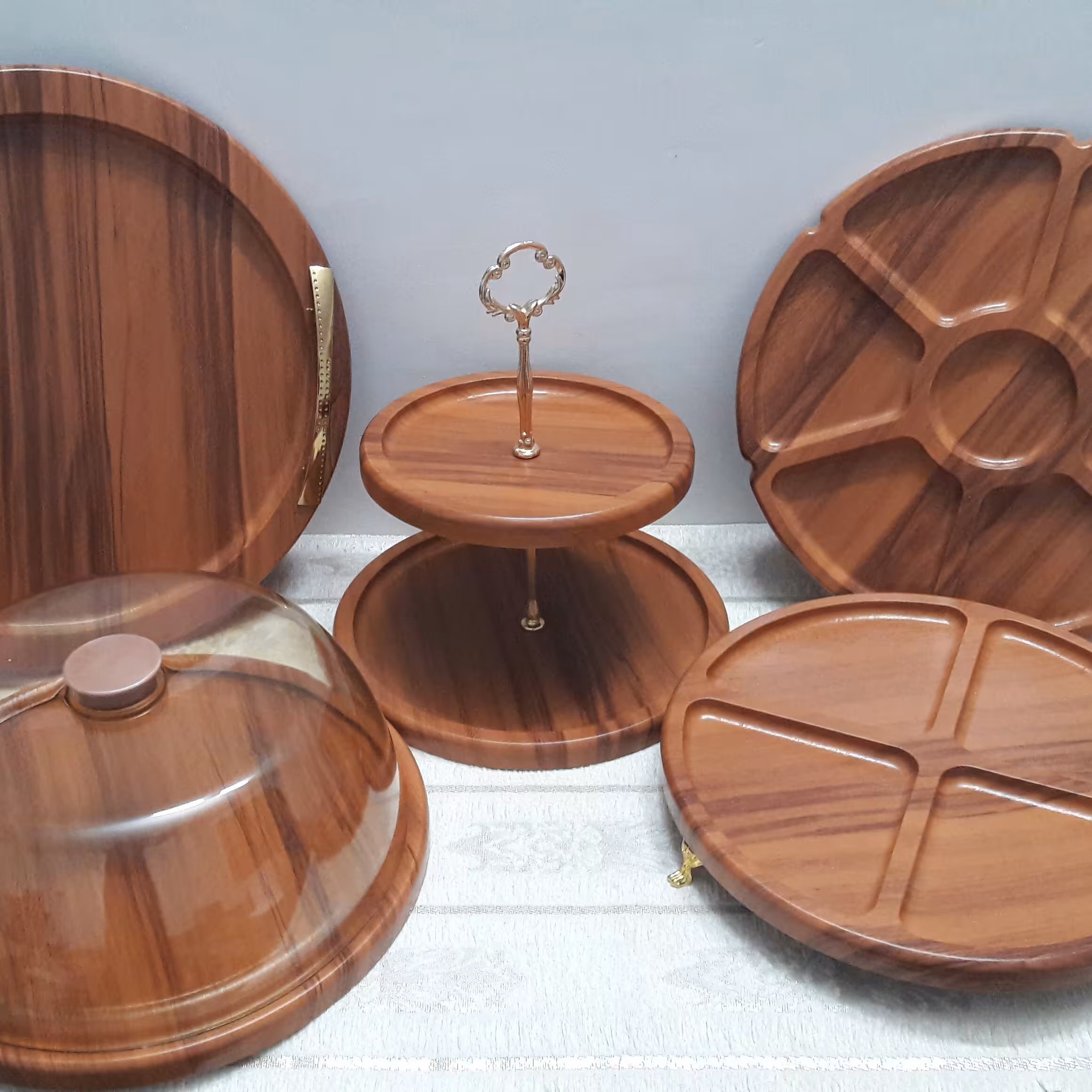 ست پذیرایی چوبی،ست ظروف چوبی،ست یلدایی،ست ظروف یلدایی،ظروف یلدایی