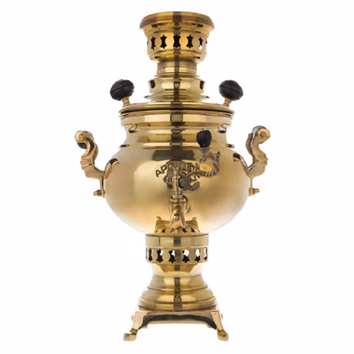 سماور ذغالی توپولون ساده اپلون 3 لیتر apolon