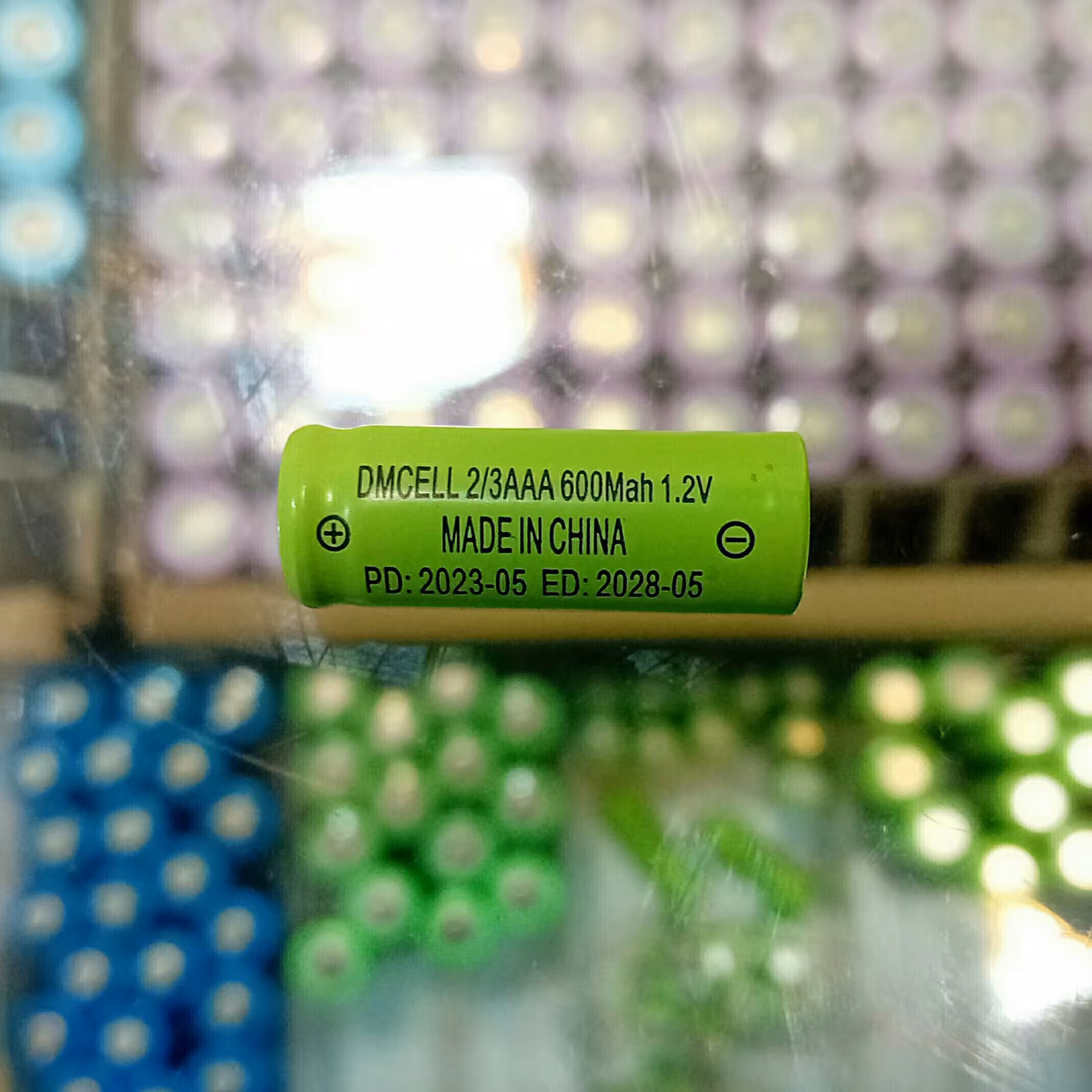 باتری 600 میلی آمپر  DMcell سایز 2.3AAAمناسب جرقه زن