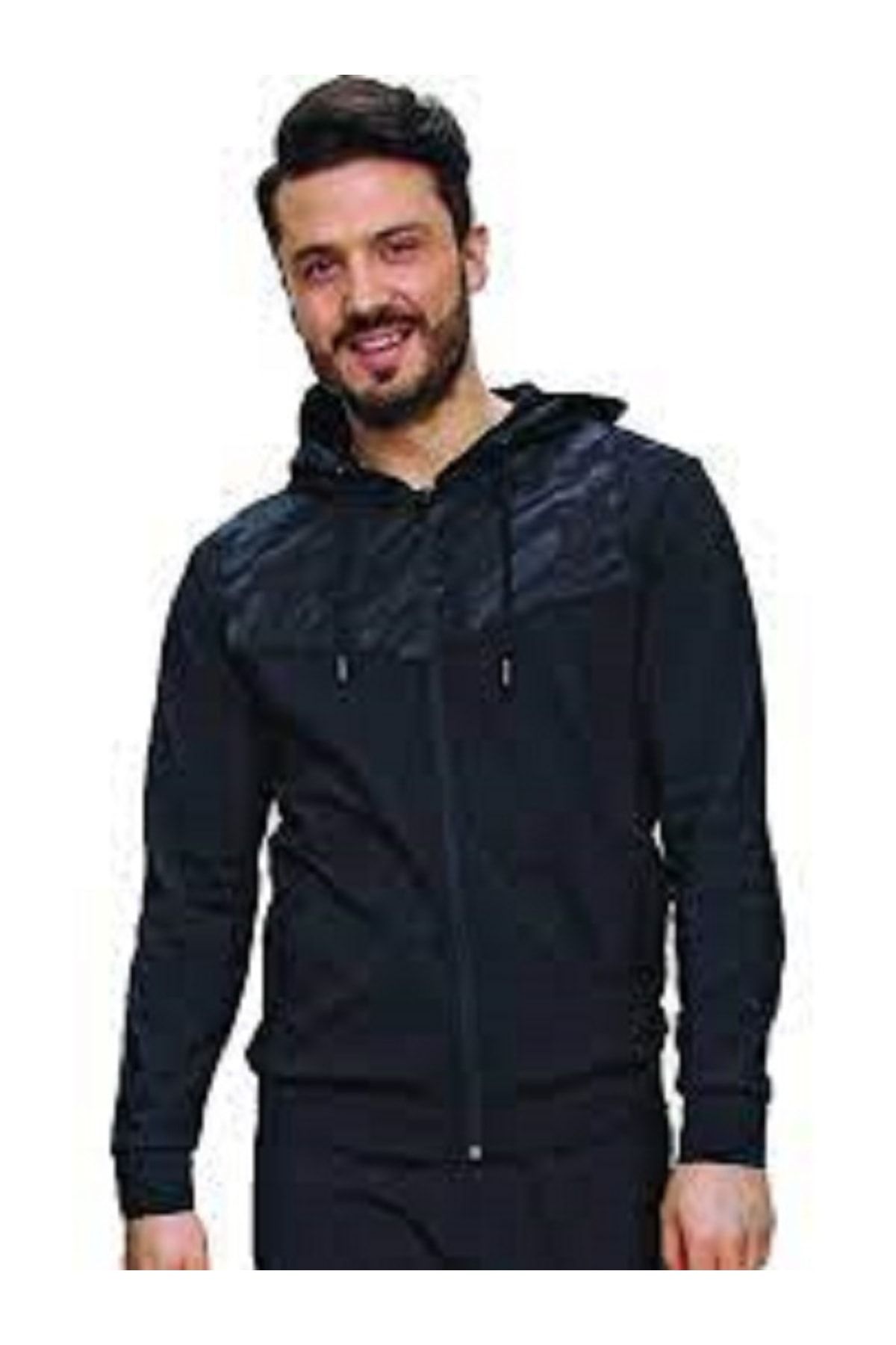 ست گرمکن ورزشی مشکی مردانه سیاه Poly.WICKER M تیم TrackSuit uhlsport