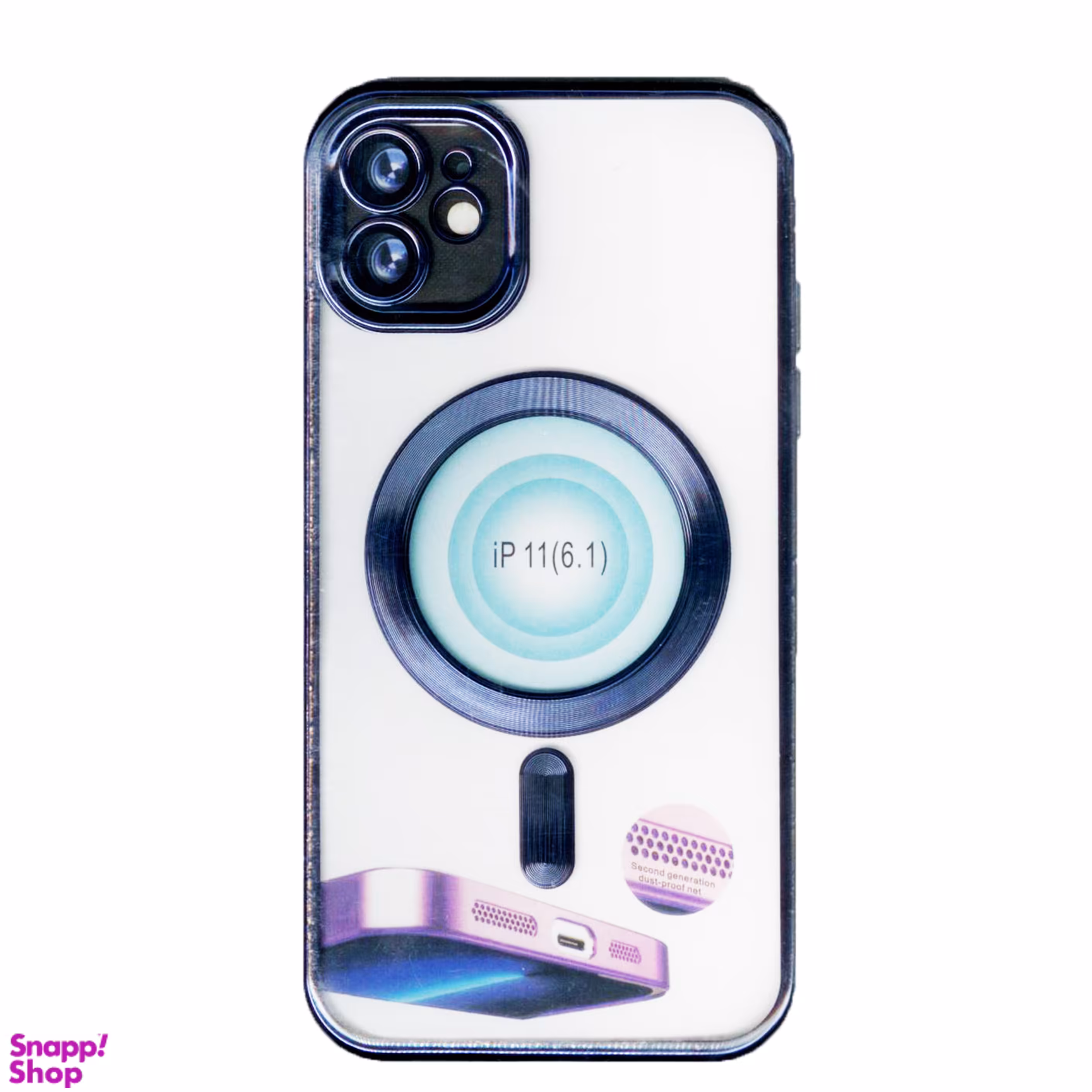 کاور گوشی موبایل مدل Magsafe شفاف محافظ لنزدار مناسب اپل iPhon 11