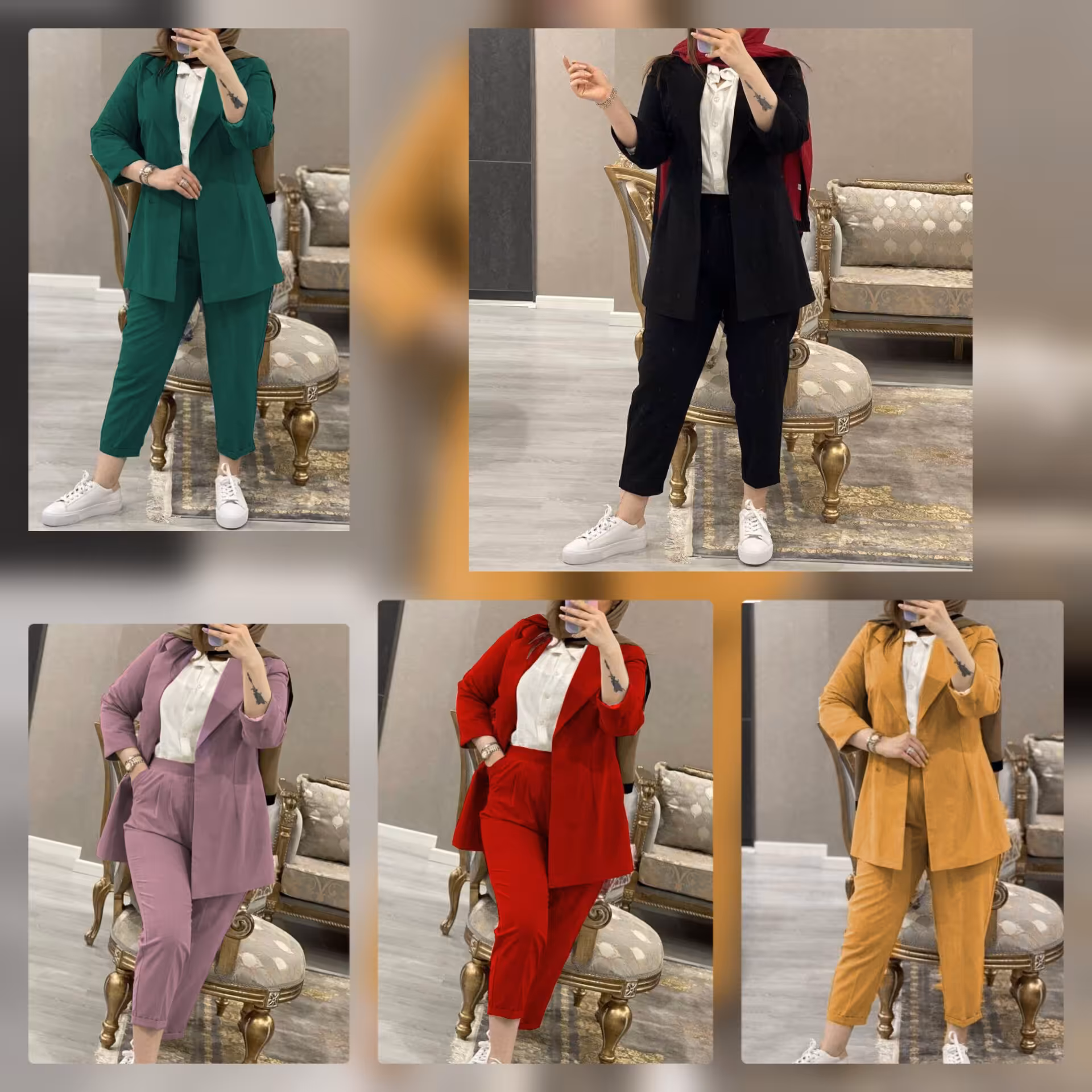 کت و شلوار جنس میکرو در سه سایزاز 38تا 48در رنگبندی زیبا(ارسال رایگان)  