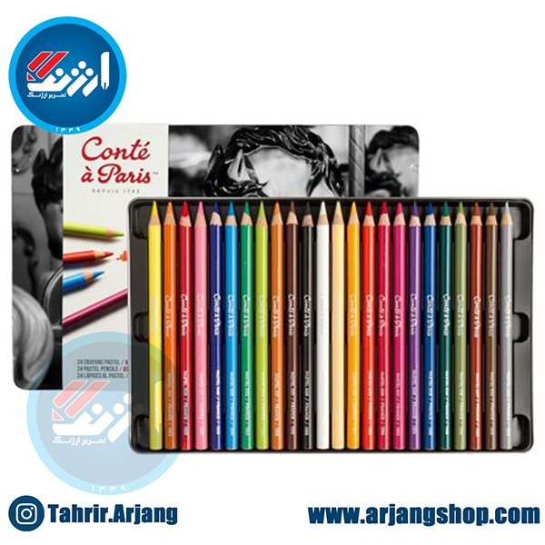 پاستل مدادی کنته 24 رنگ