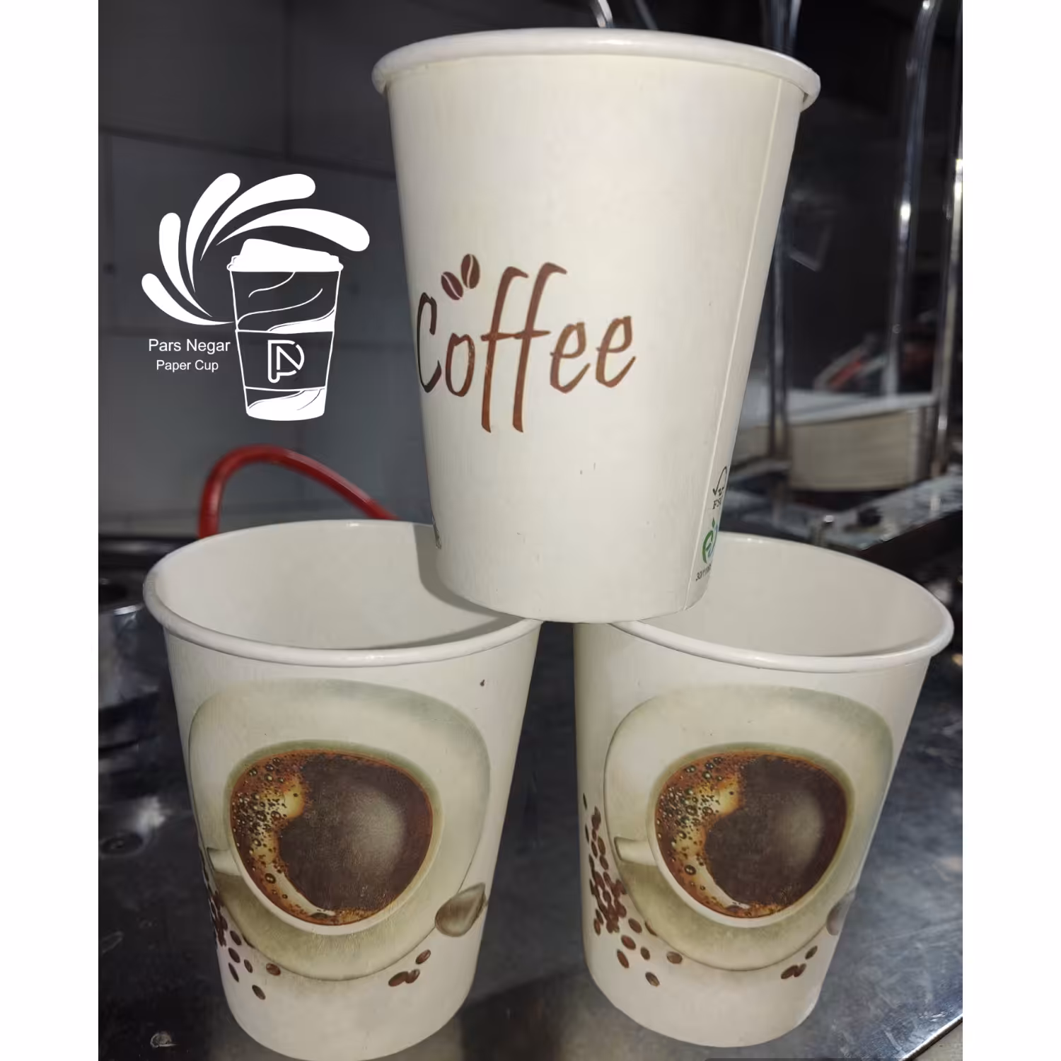 لیوان کاغذی مات یکبار مصرف