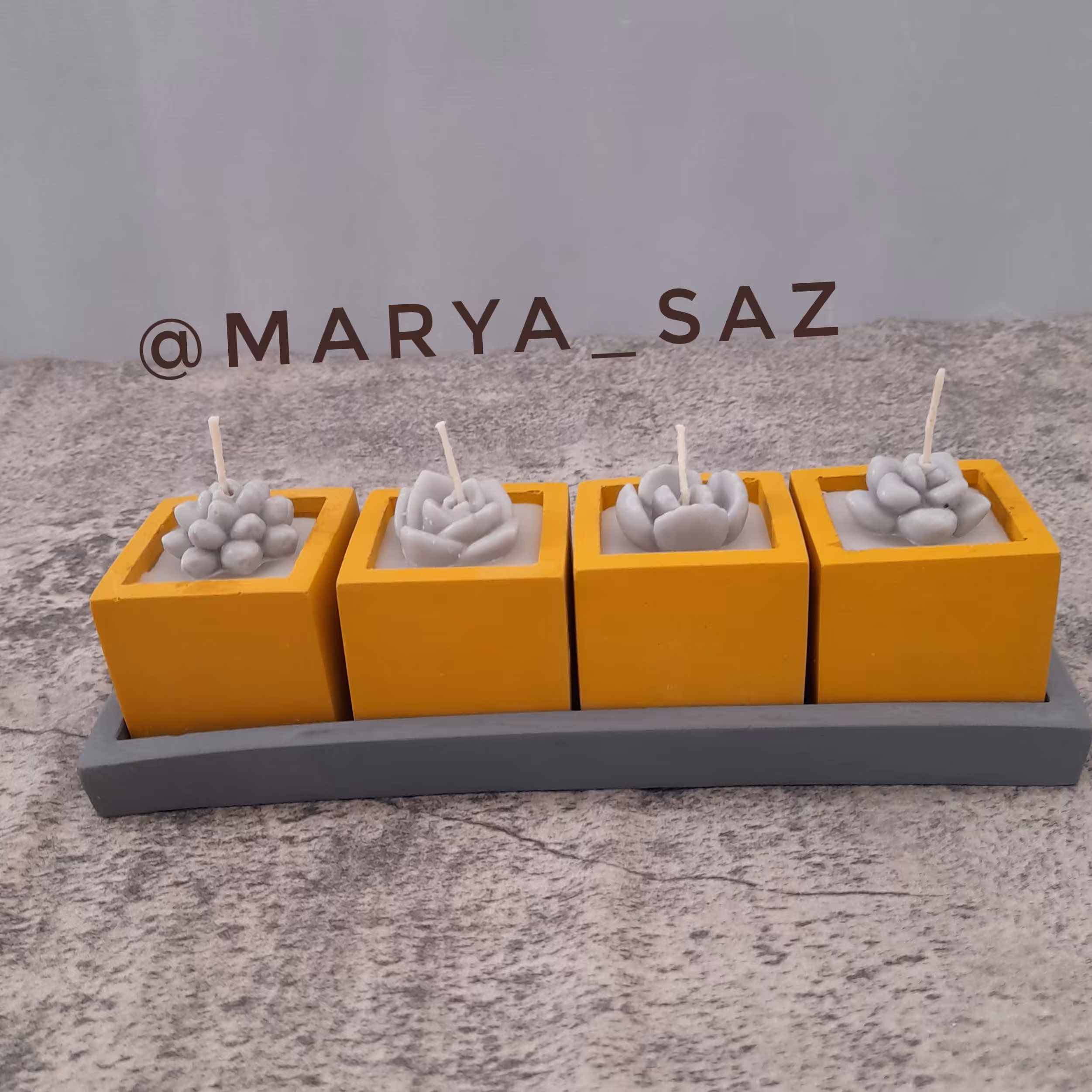 ست شمع مینیاتوری 5 تیکه 