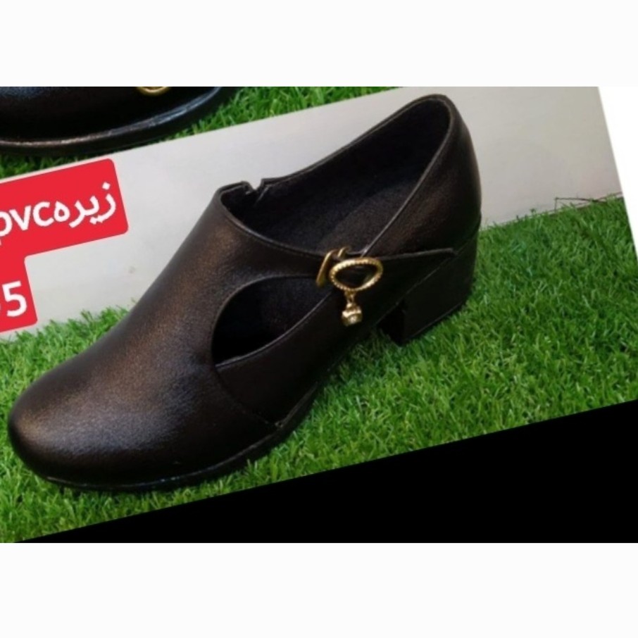 کفش زنانه پاشنه دار زیر پی وی سی