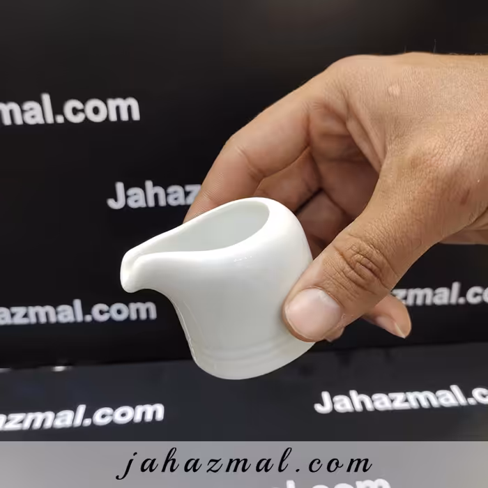 شیرخوری 1 نفره هتلی سفید چینی زرین