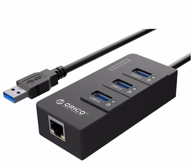 هاب یو اس بی اریکو USB 3.0 به همراه پورت LAN مدل HR01-U3