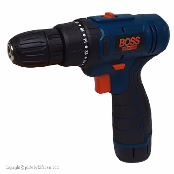 دریل پیچ گوشتی شارژی باس با لوازم