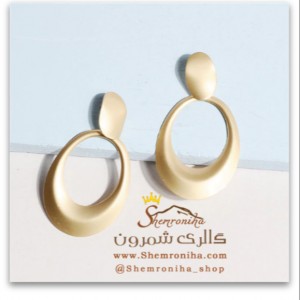 گوشواره آویزی حلقه گلد EAR519G0
