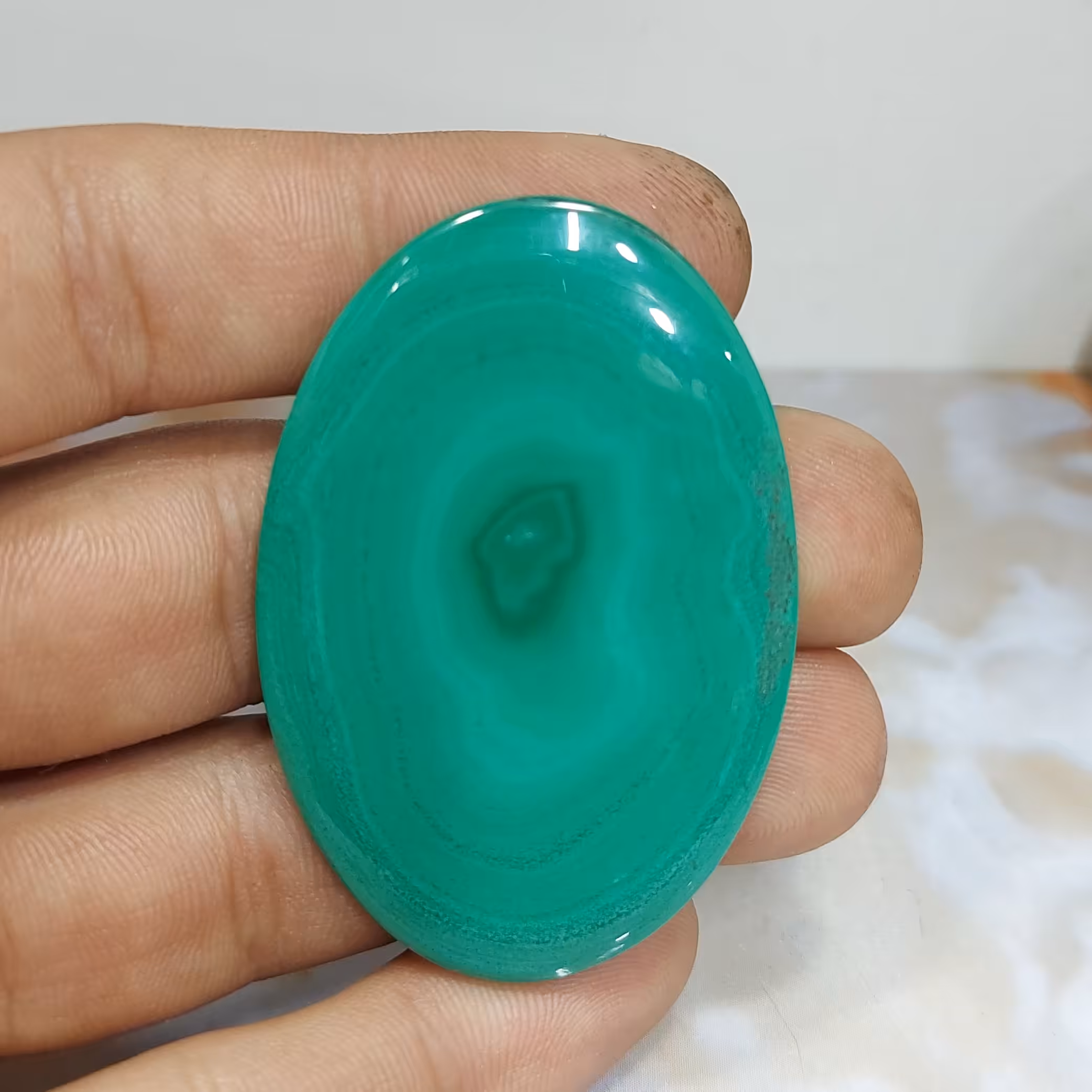 نگین کلکسیونی مالاکیت کنگو
