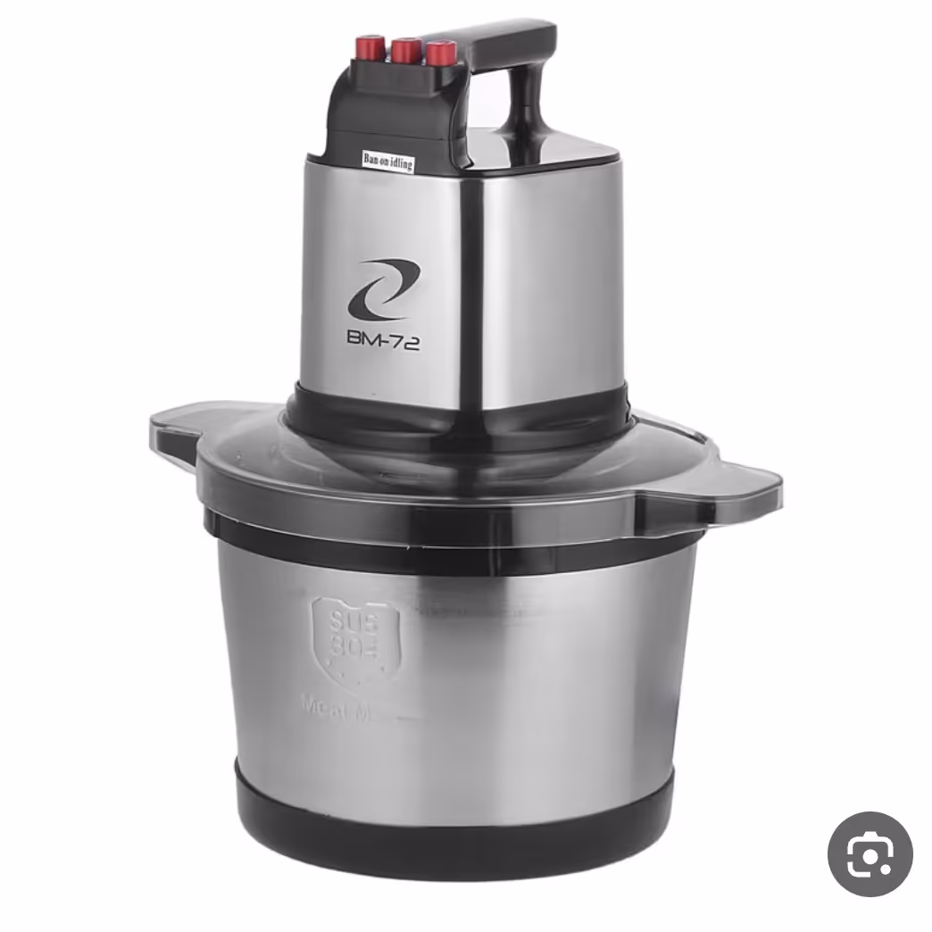 خردکن BM72 (6لیتری)    رنگ استیل  و ارسال رایگان به سراسر کشور 