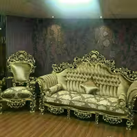 مبل مصری مدل پنجه شیری با چوب تمام گردو وکیفیت درجه یک 