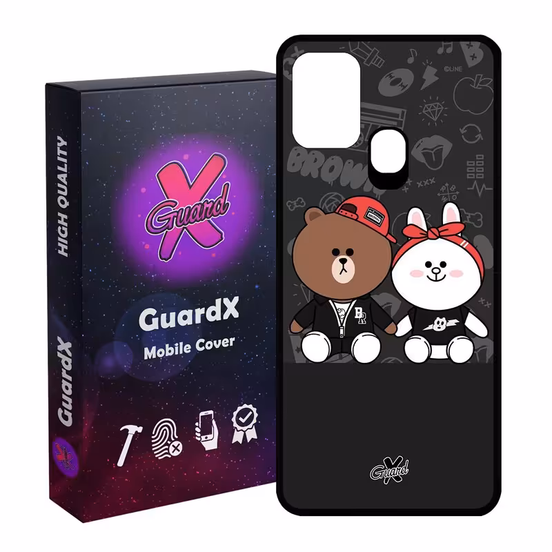 کاور گارد ایکس طرح Friends مدل Glass10127 مناسب برای گوشی موبایل سامسونگ Galaxy M31 / M31 Prime / F41