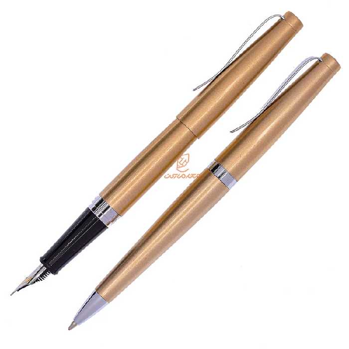 ست خودکار خودنویس طلایی یوروپن مدل VITA