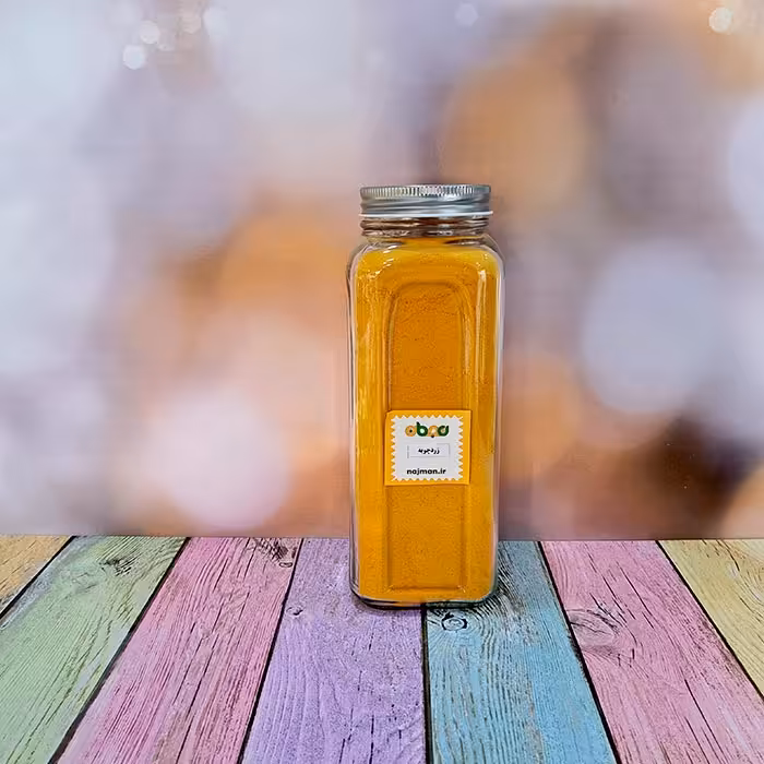 پودر زردچوبه شیشه 600 گرمی