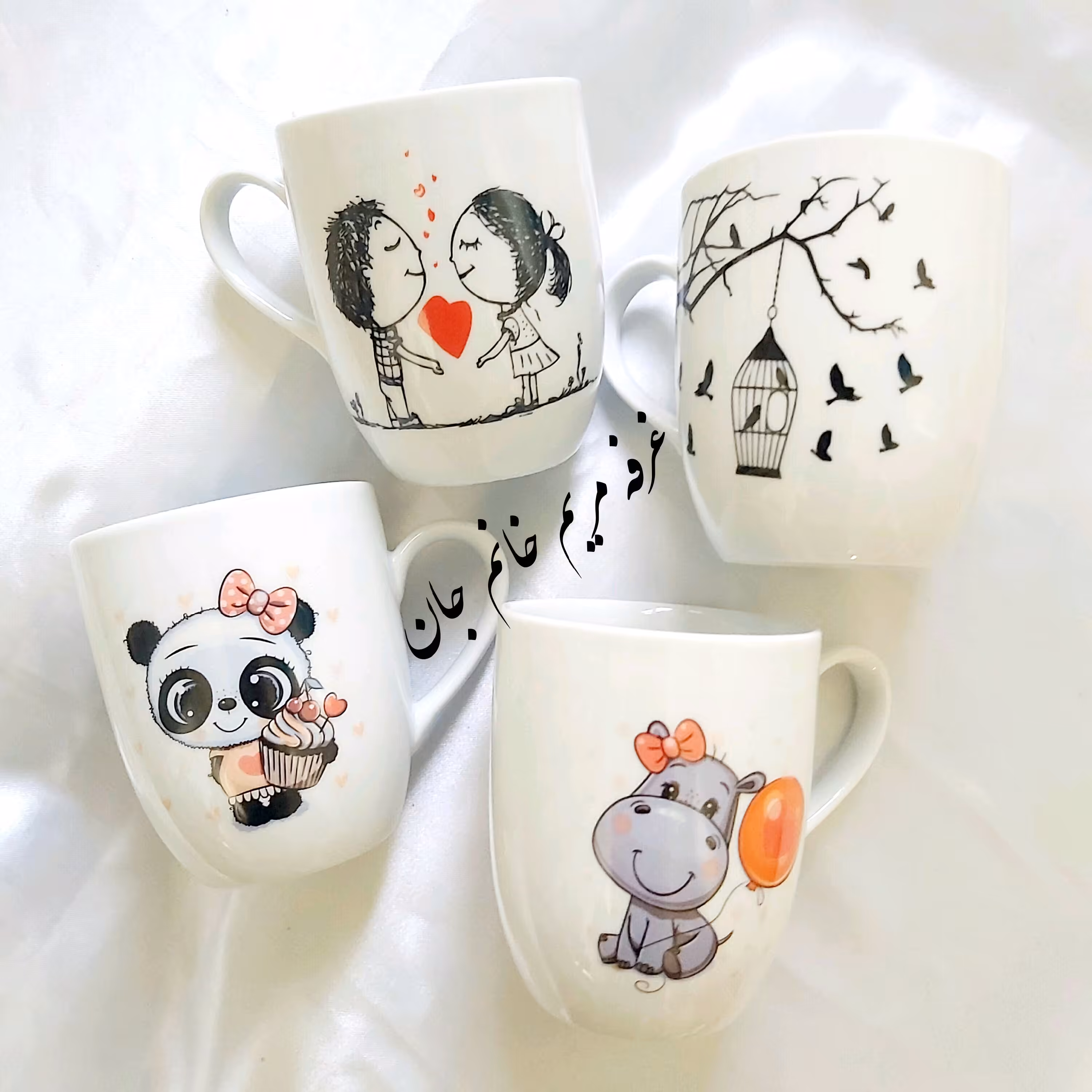 ماگ سرامیکی با طرح عاشقانه مختص عاشقا