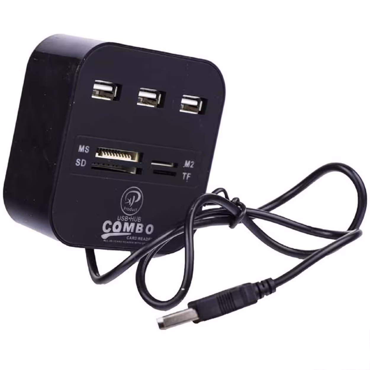 هاب 3 پورت USB ایکس پی پروداکت مدل XP-HC836 رم ریدر چند کاره