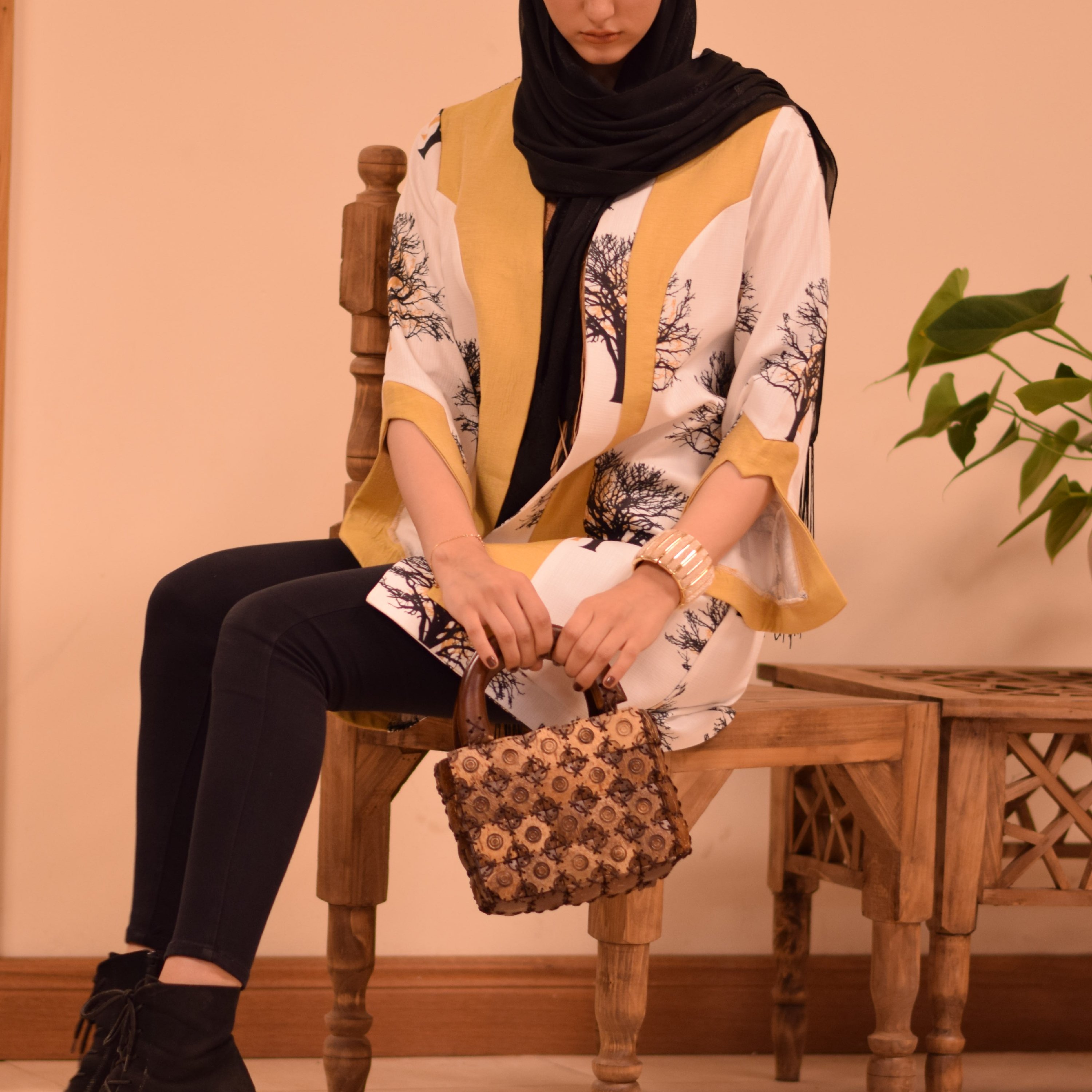 مانتو ژاکارد ترک ،طرح چاپی،