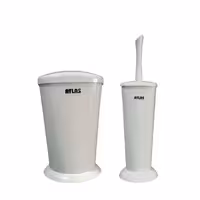 سطل و فرچه سفید اطلس مدل الوند