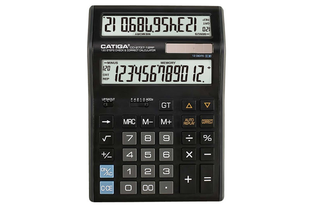 ماشین حساب کاتیگا مدل CD-2736-12RP