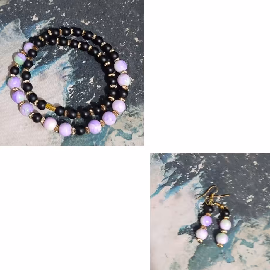 ست گردنبند و گوشواره