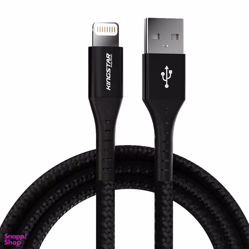 کابل تبدیل USB به لایتنینگ کینگ استار مدل K125i طول 120 سانتی‌متر