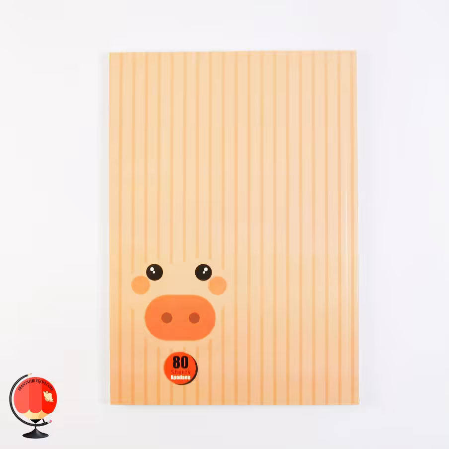 دفتر مشق 80 برگ طرح خوک آپادانا