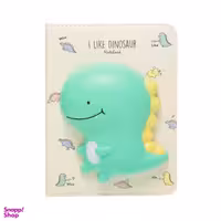 دفترچه یادداشت 100 برگ مدل اسکوییشی طرح دایناسور