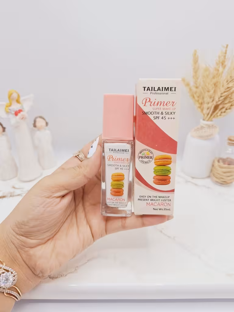 پرایمر و ضد آفتاب ماکارون تایلامی spf45 اورجینال کد NO.:TLM-F215