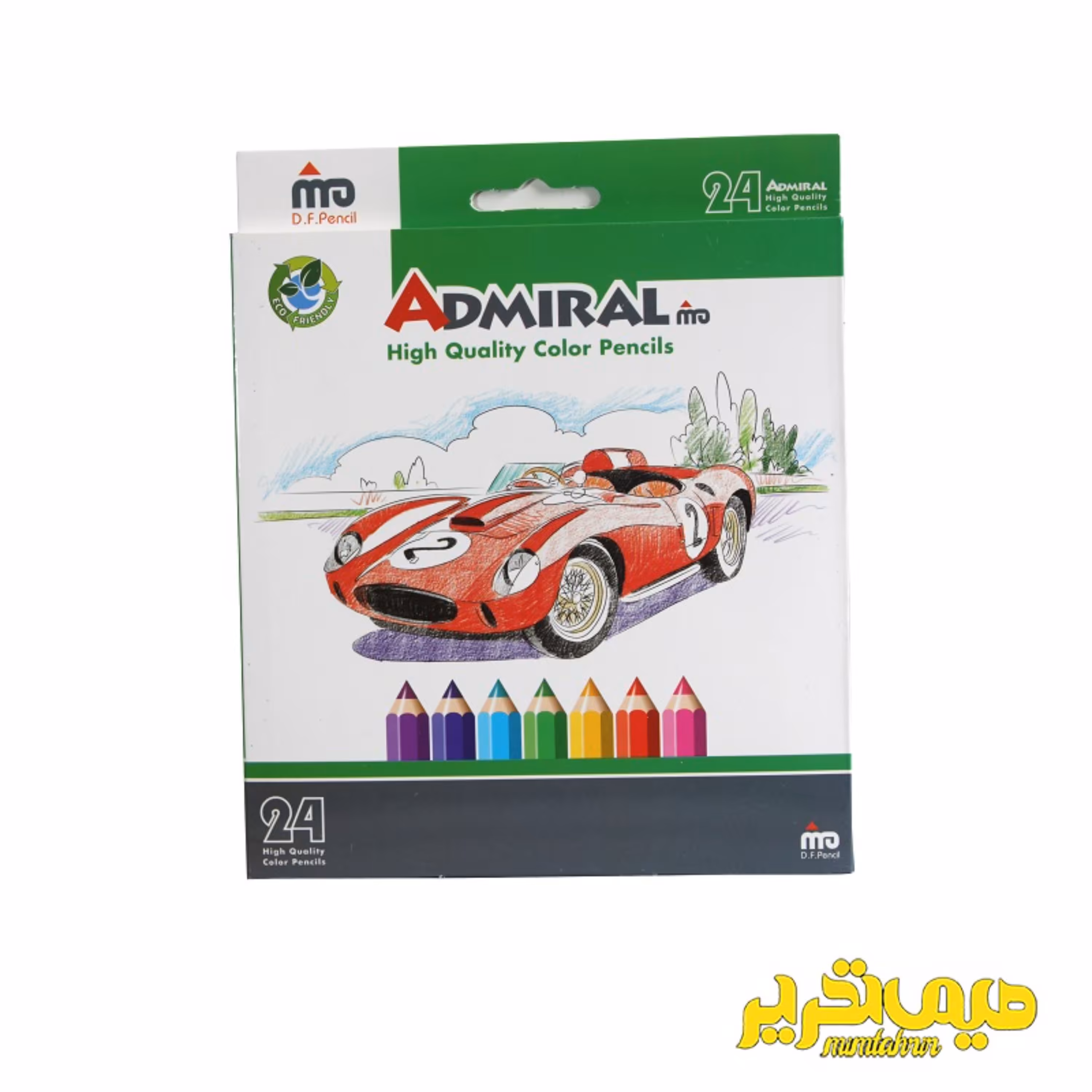 مداد رنگی 24 مقوایی ادمیرال
