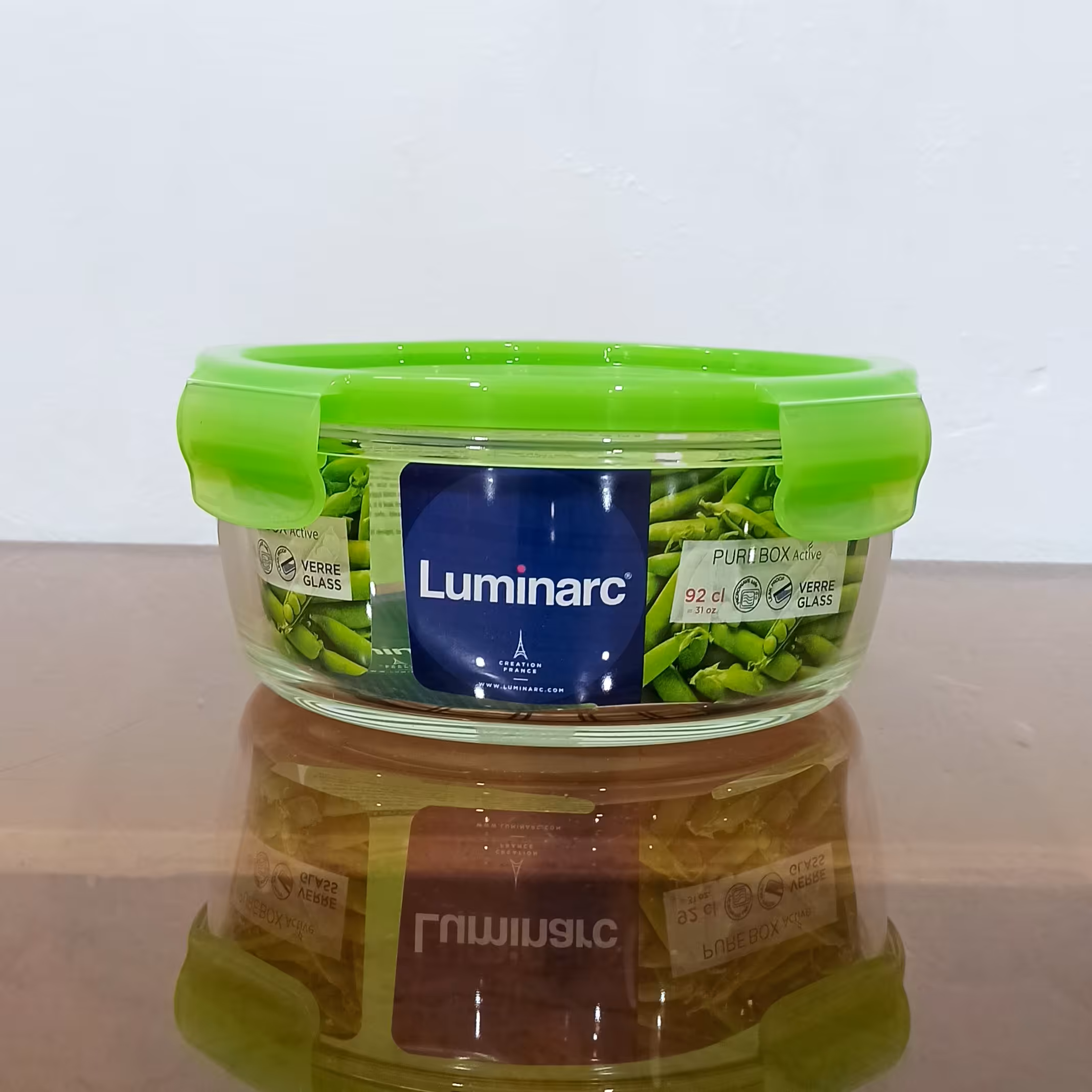 ظرف نگهدارنده غذا  گرد کوچک سبز مدل پروباکس لومینارک